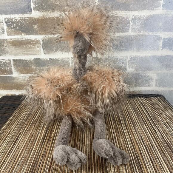JellyCat Plush Ostrich "Odette" 20" Designed in London Stuffed Animal Polyester - Picture 5 of 11